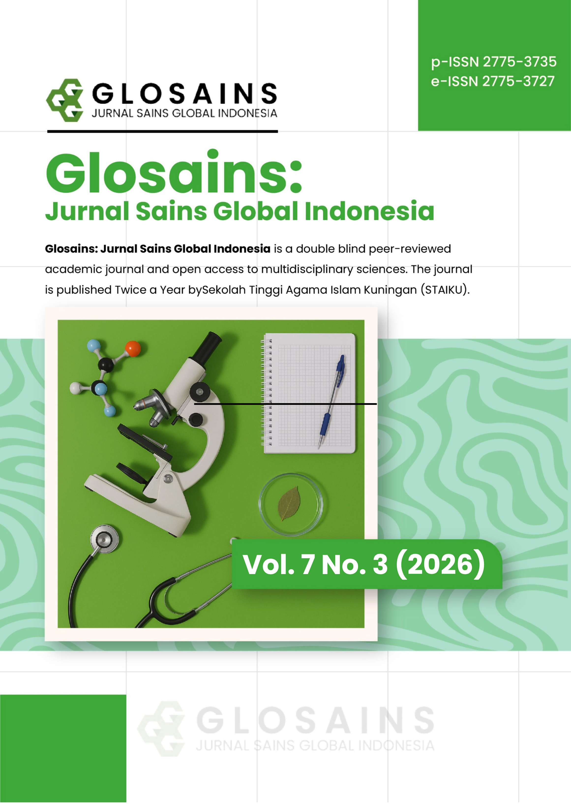 					View Vol. 7 No. 3 (2026): Glosains: Jurnal Sains Global Indonesia
				